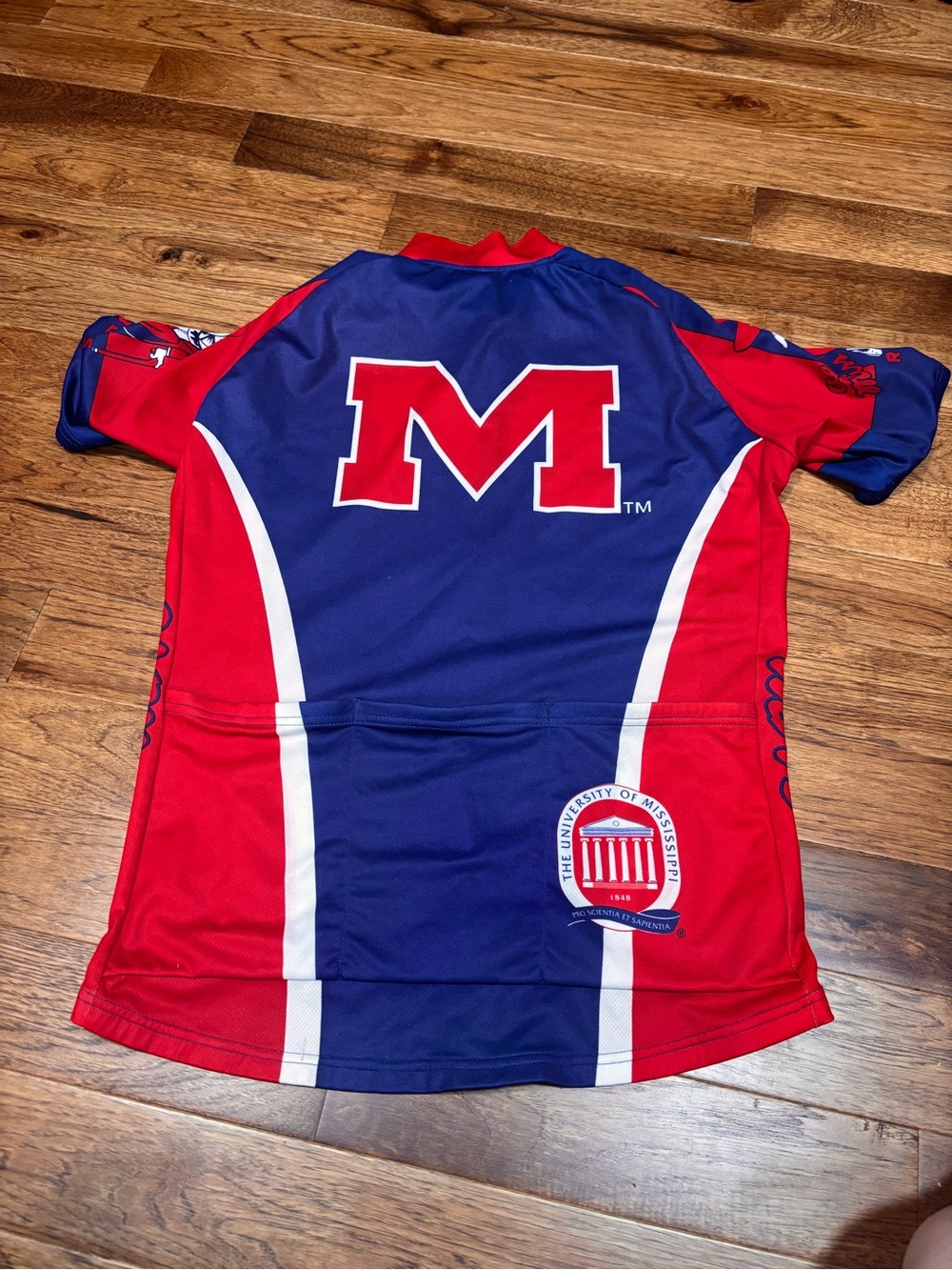 Vintage Ole Miss Cycling Jersey M-L